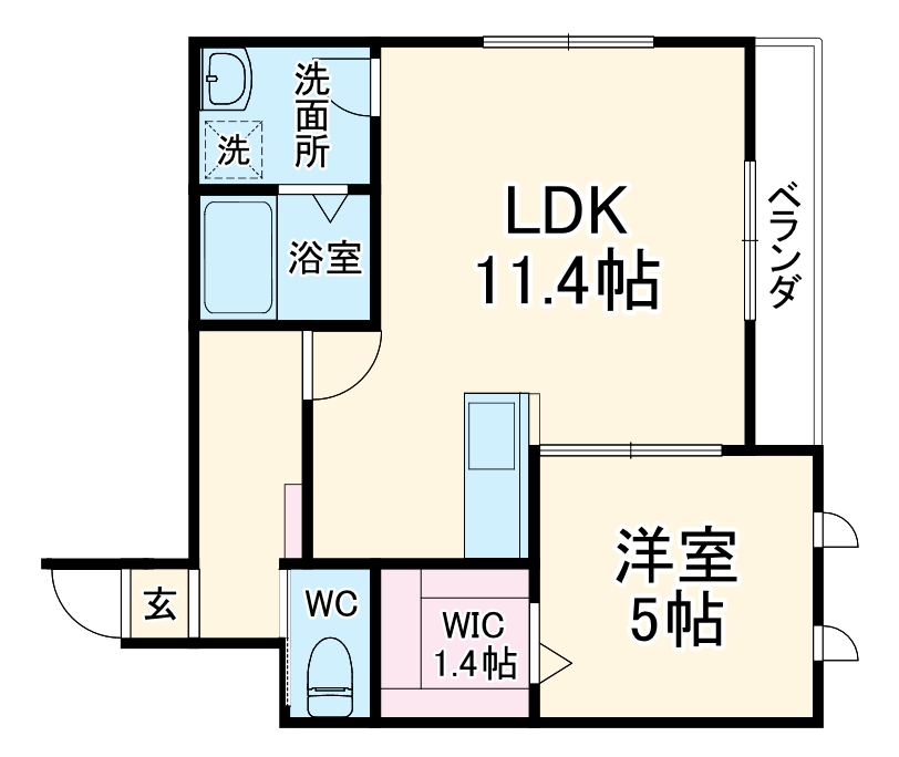 ディアレストステージ船橋の間取り