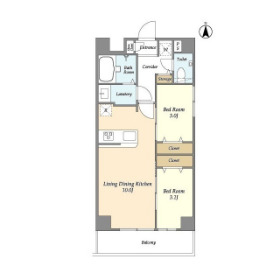 アルファコート西糀谷の間取り