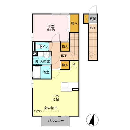 アンベリールの間取り