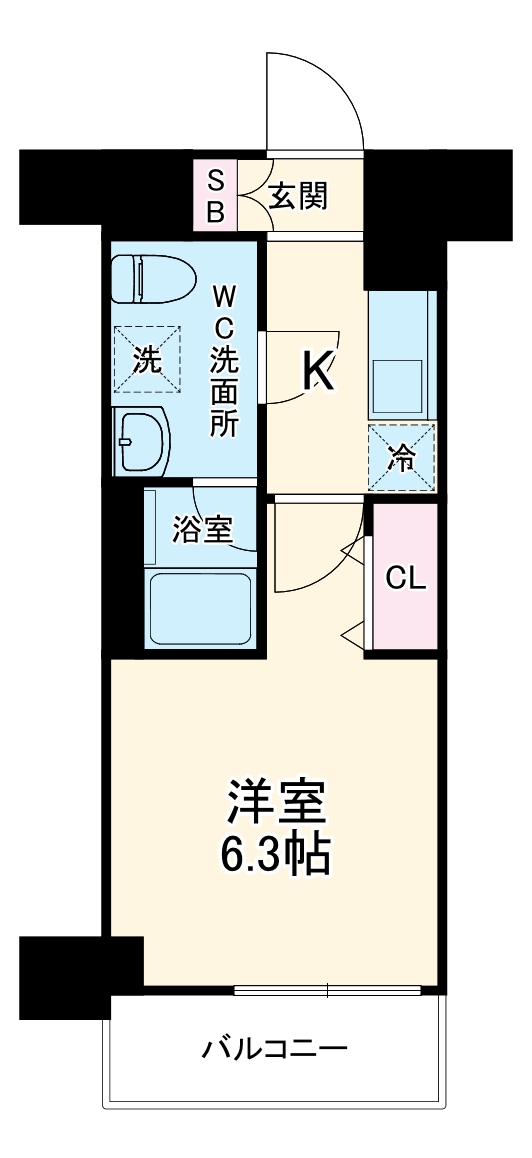 メインステージ元住吉の間取り