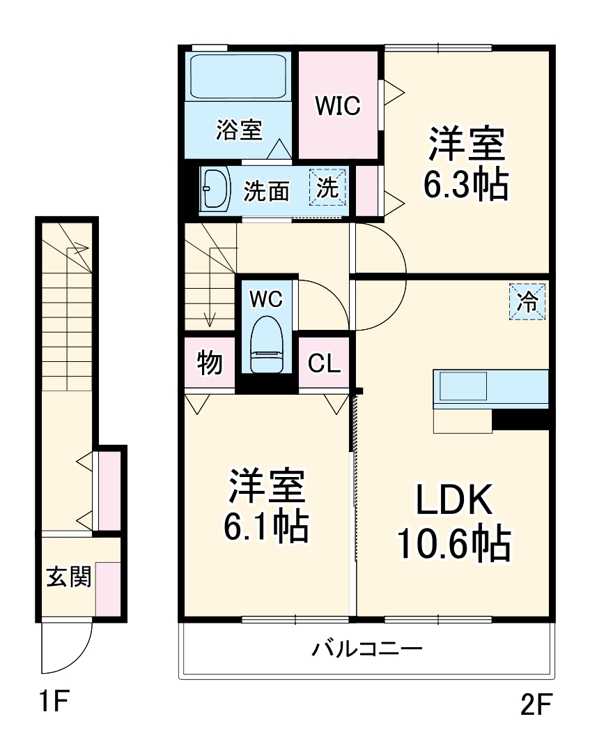 フィオーレの間取り