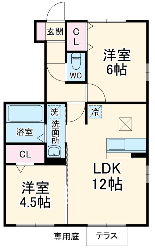 セタンドール緑町の間取り