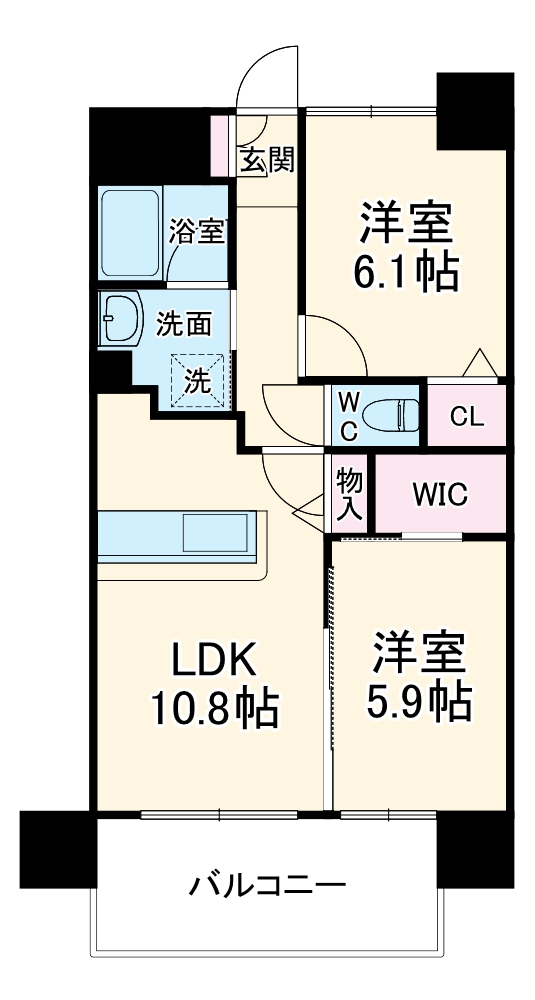 ベリー海老江の間取り