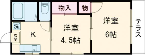 第二のくぼハイツの間取り