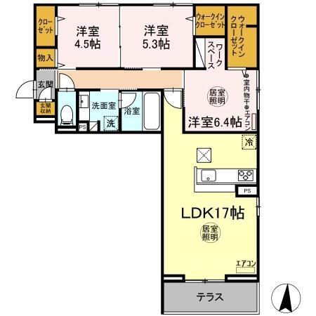 コンフォルトの間取り
