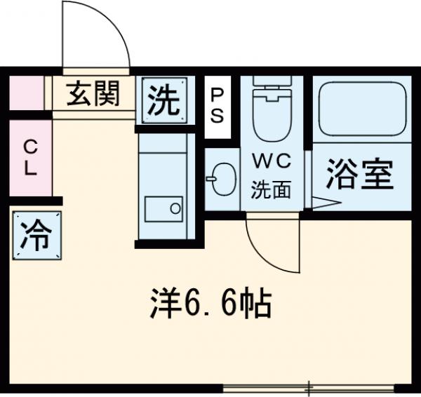 Ｇｌａｎｚ碑文谷・103号室の間取り