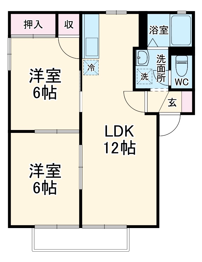 プラネットテンBの間取り