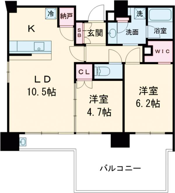 セントラルレジデンス東中野の間取り