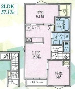 サンアルカス生田の間取り