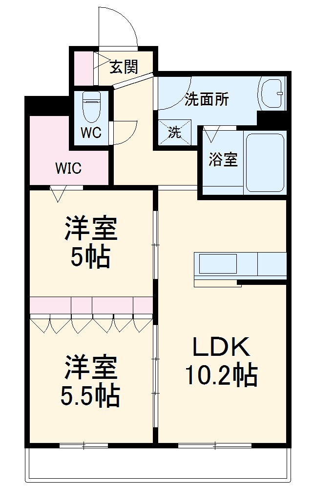 サンレガーロ久喜WEST Ⅱの間取り