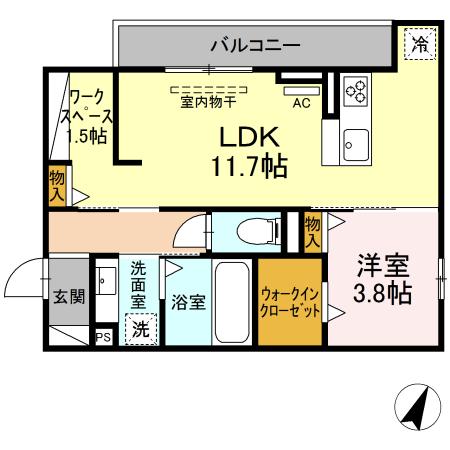 D-square四ツ谷の間取り