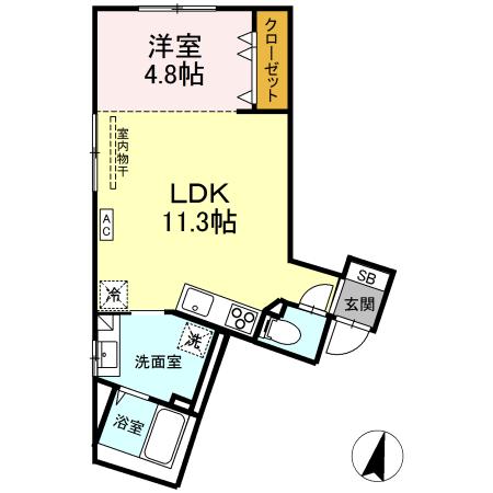 桜新町テラスの間取り