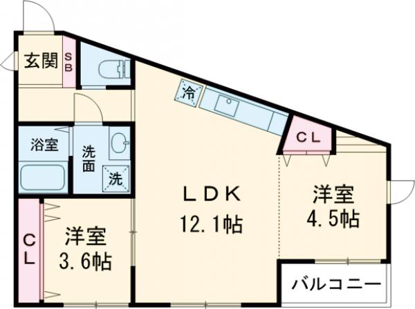 2/26 間取