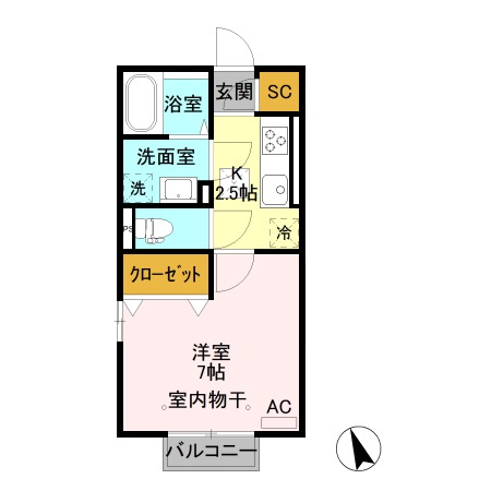 プルミエール下小塙の間取り