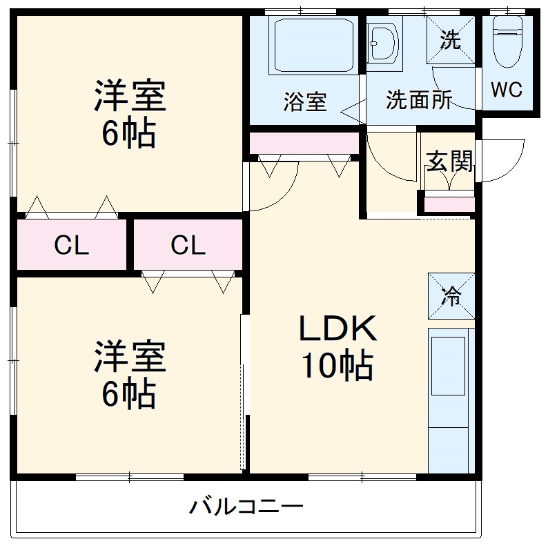 エルムハイツの間取り