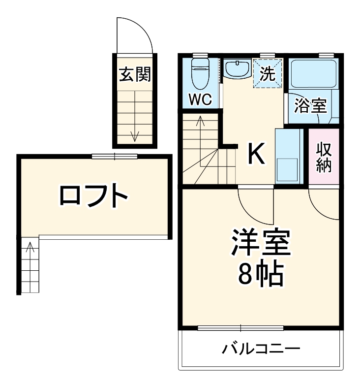 フラット12の間取り