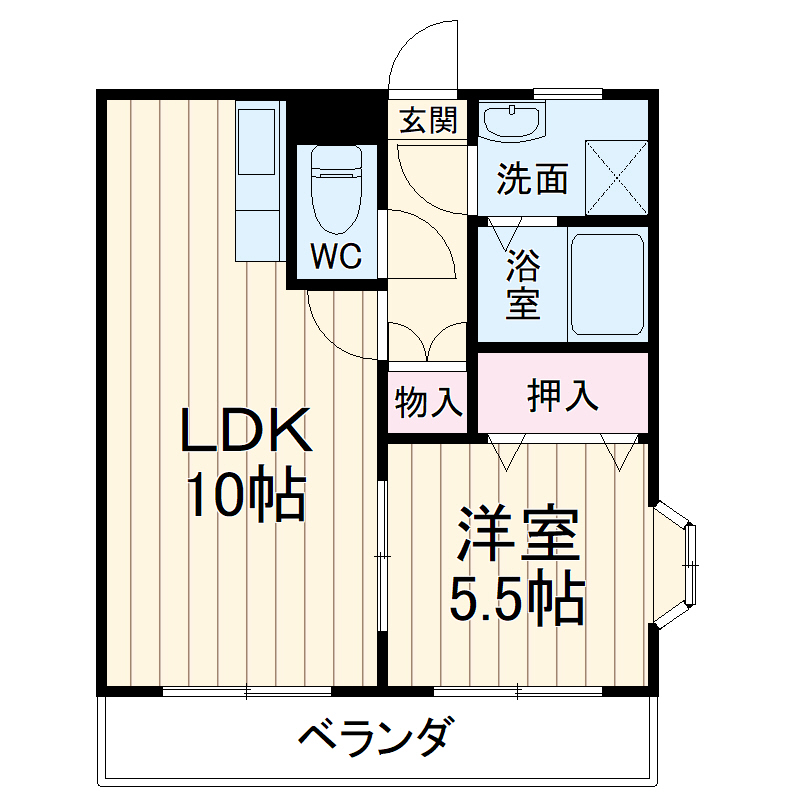メゾンドカンパーニュの間取り