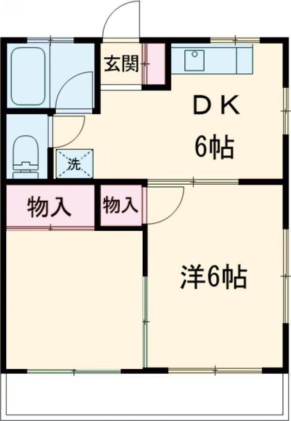 コーポサンシャインの間取り