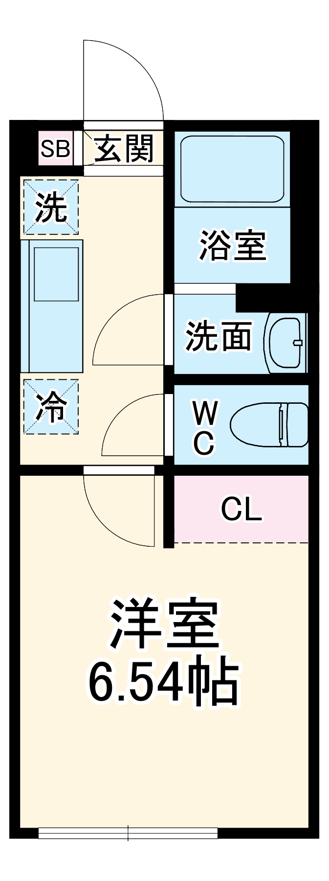 カインドネス愛甲石田の間取り
