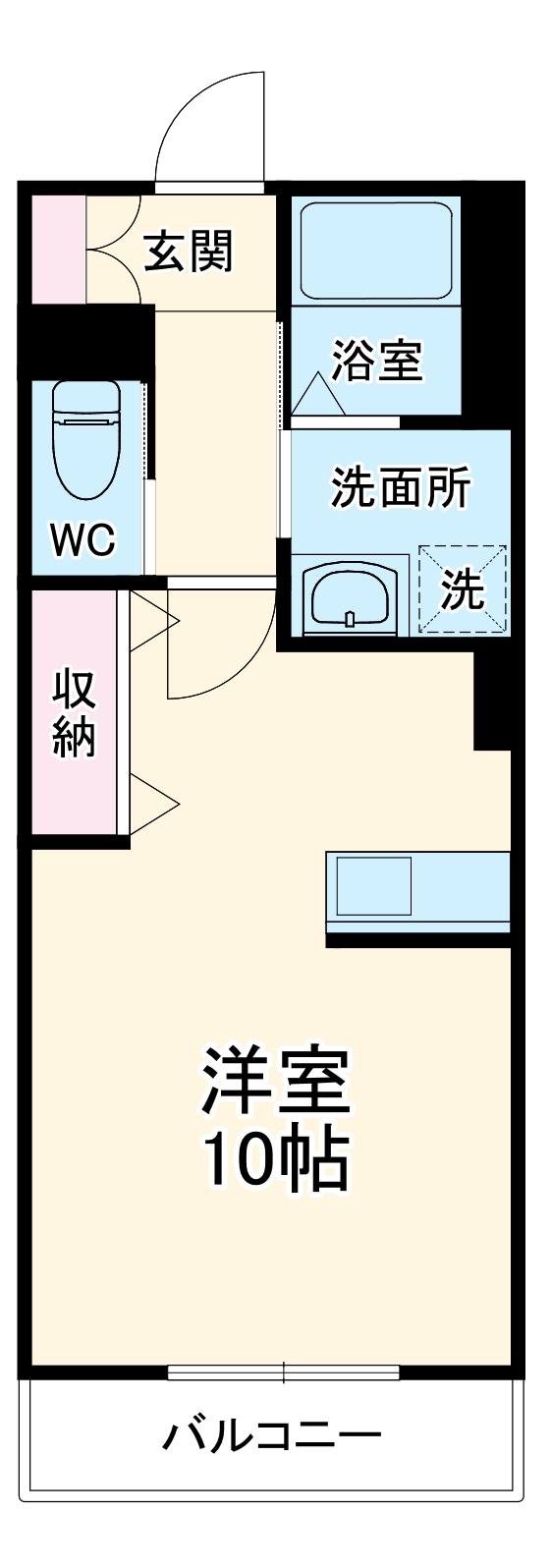クオーレ薬円台Ⅲの間取り