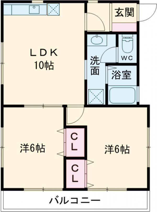 FC新町の間取り