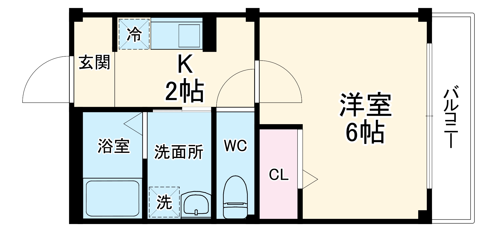 THE CITY ゆめ咲の間取り