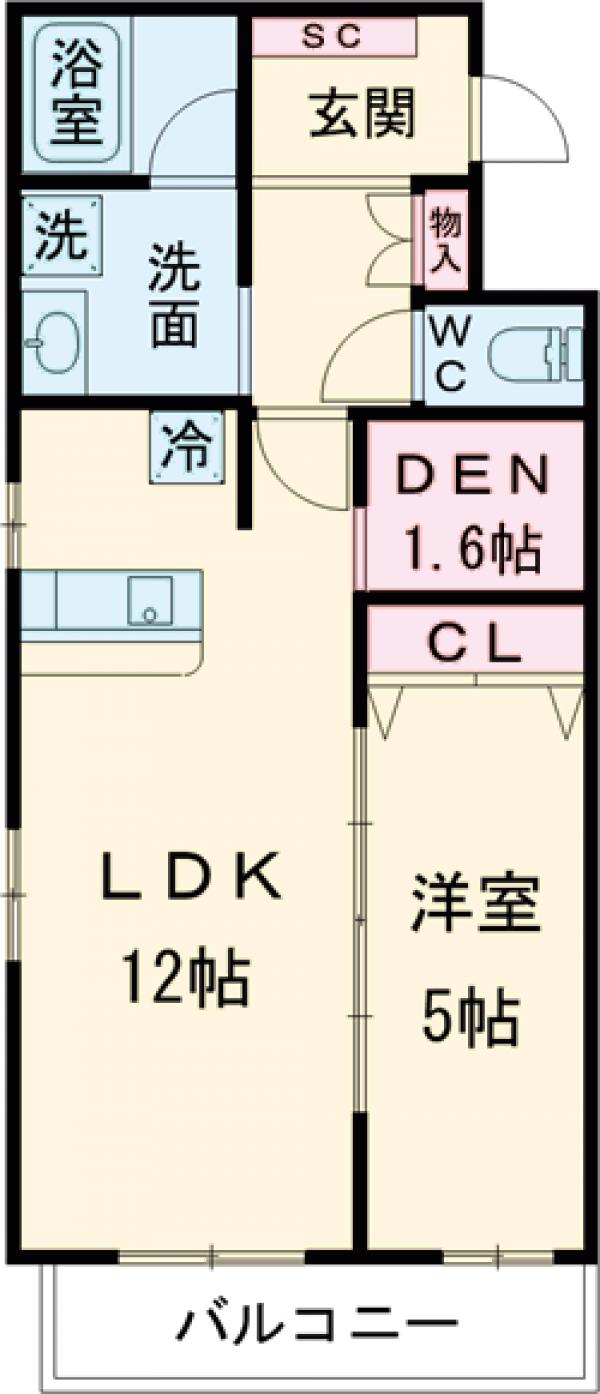 フェルーム玉川学園の間取り