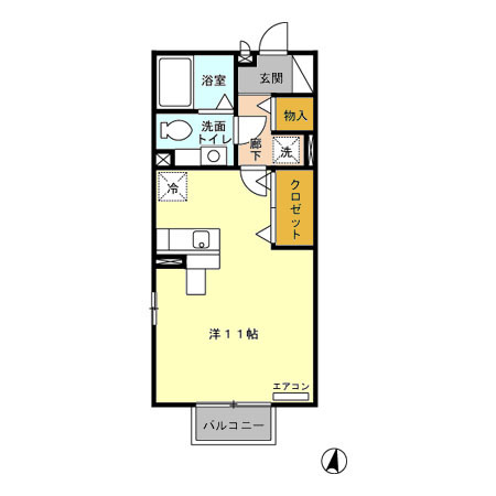 FELICE・青葉の杜 Bの間取り