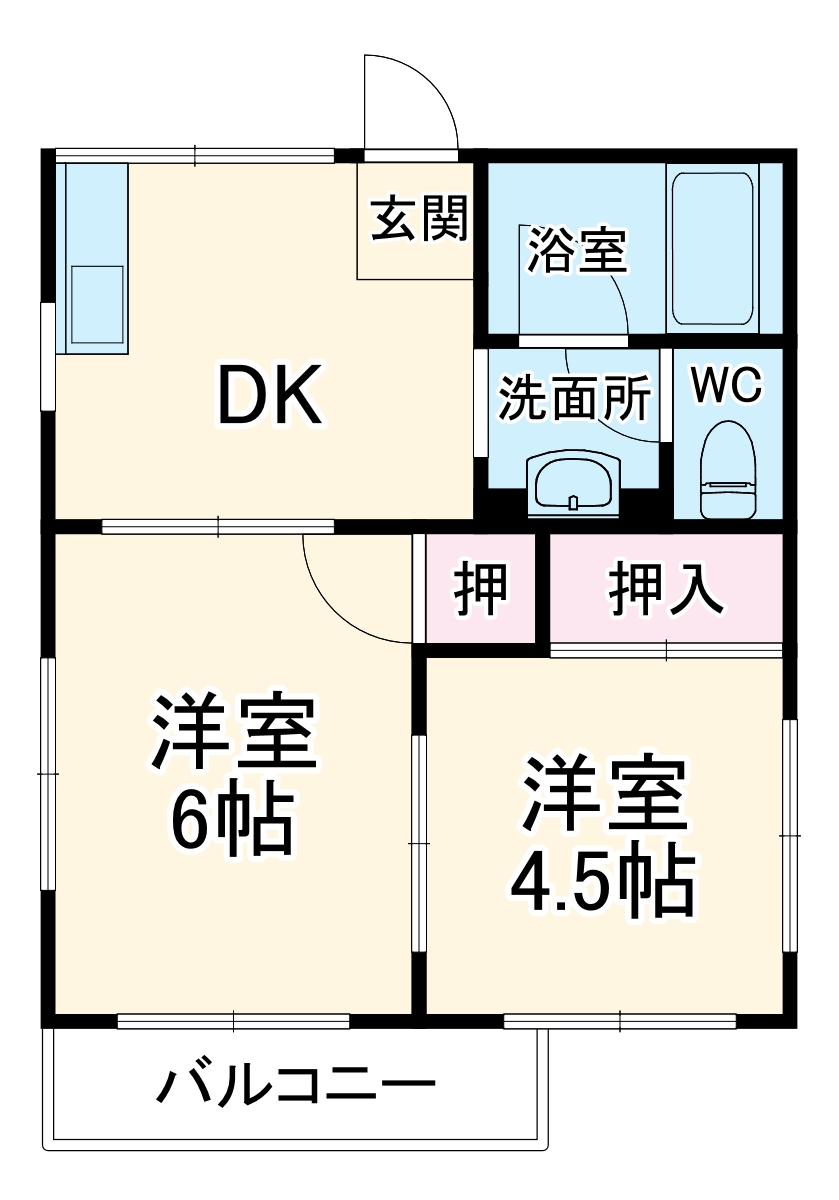 サンシャインの間取り