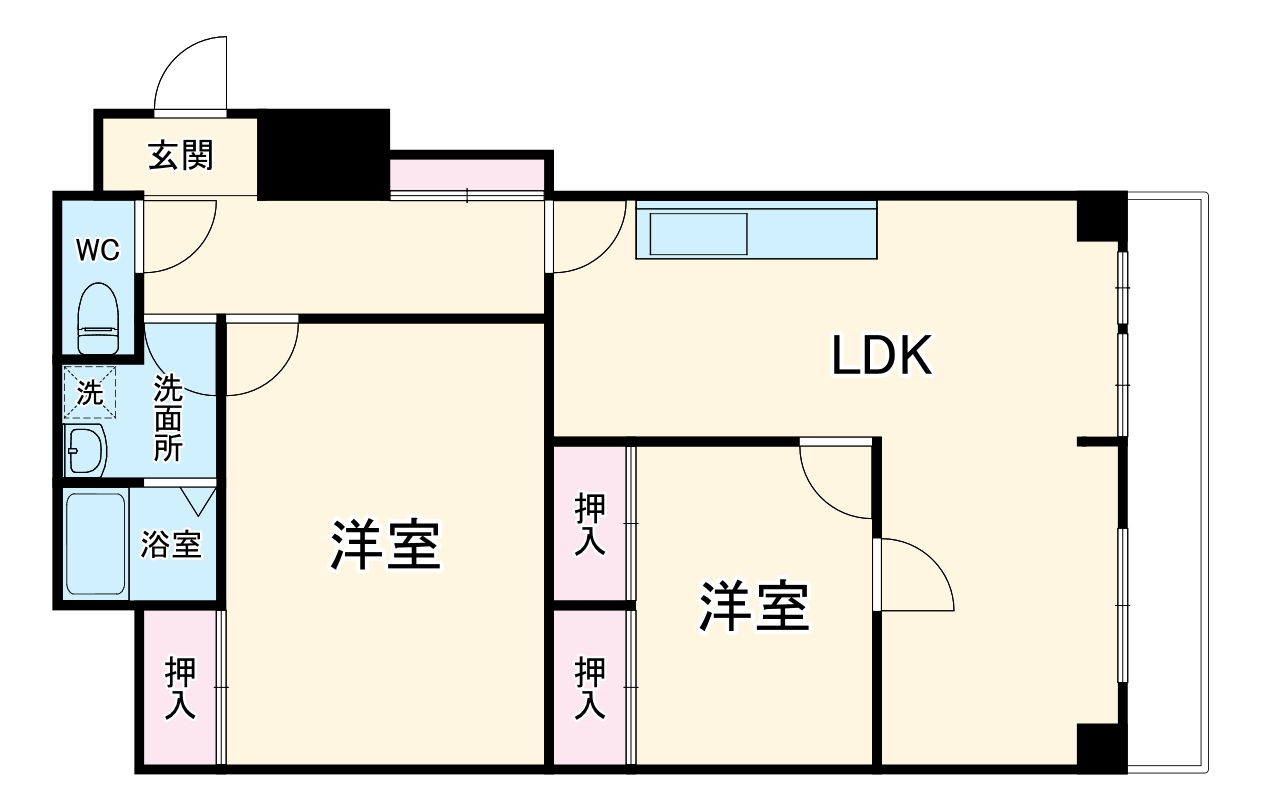メゾン・ヴァンベールの間取り