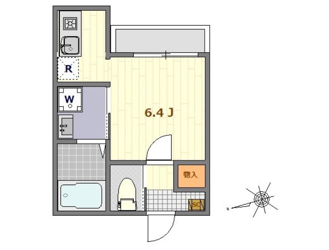 minerumo TSURUMIの間取り