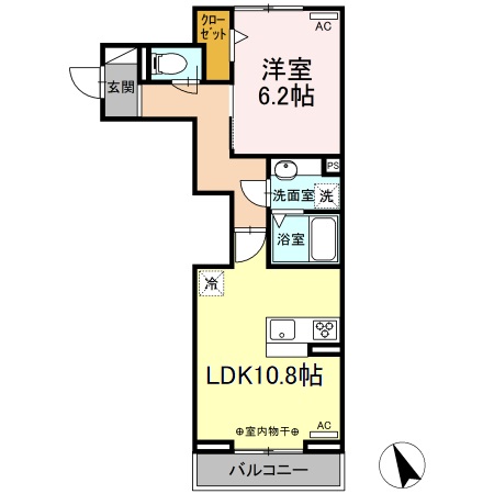 サンライズ スギモトの間取り