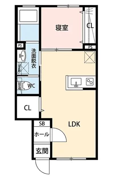 ラフィネ岡崎の間取り