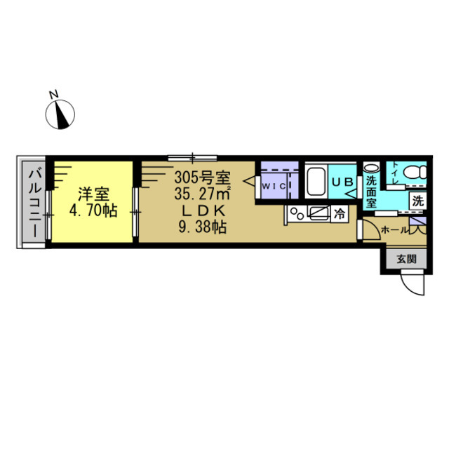 ミーサ南流山の間取り