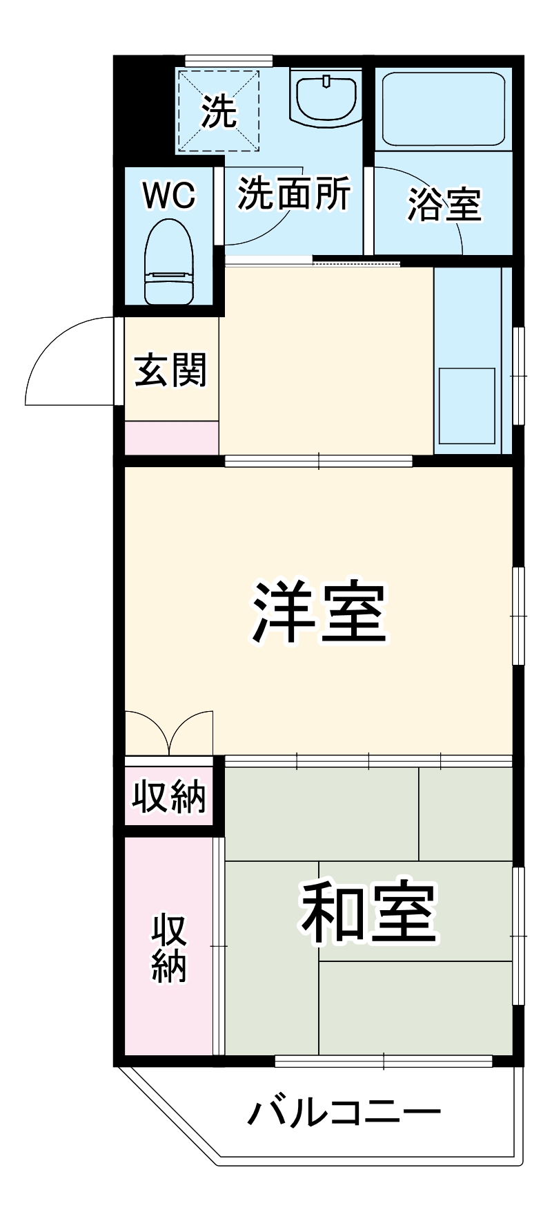フローレオ淵野辺の間取り