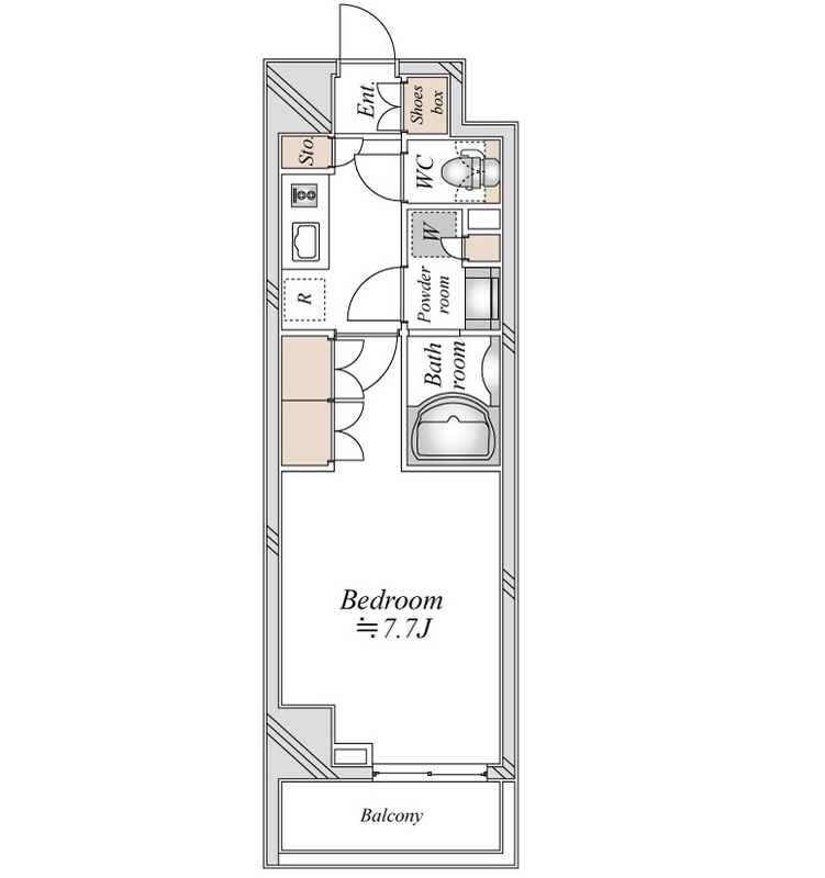 リテラス馬込の間取り