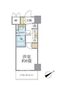 レスピール川崎の間取り