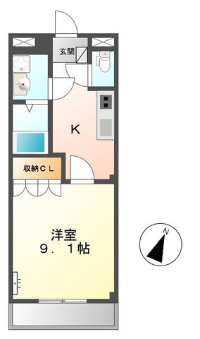 グラシアス蔵子の間取り