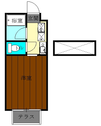 エクセルコーポ・205号室の間取り