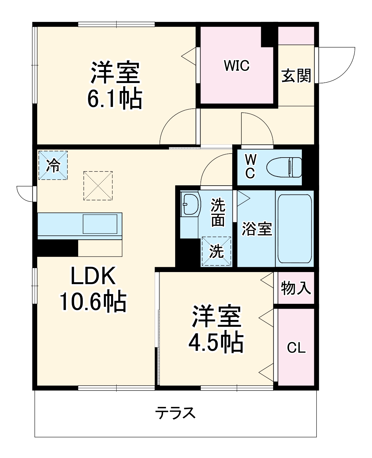 COLINA DO SOLの間取り