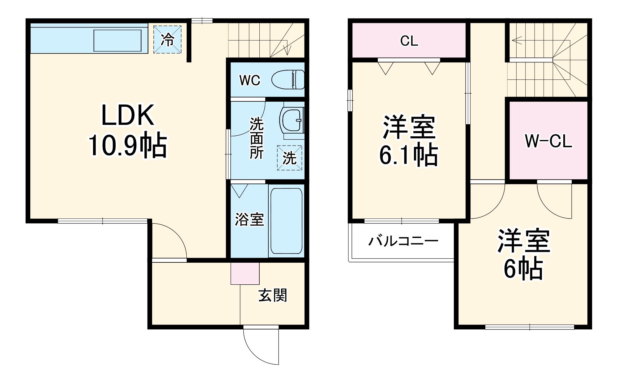 ヴァン エリアールの間取り
