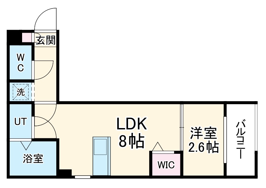 アソシエ中村の間取り