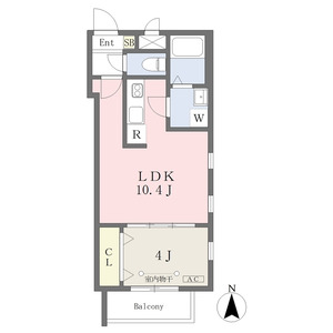 Cherim中村公園Westの間取り