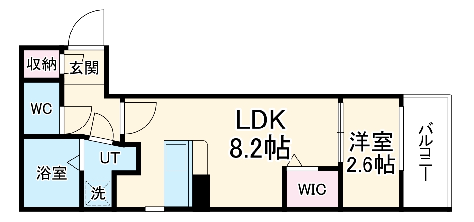 アソシエ中村の間取り
