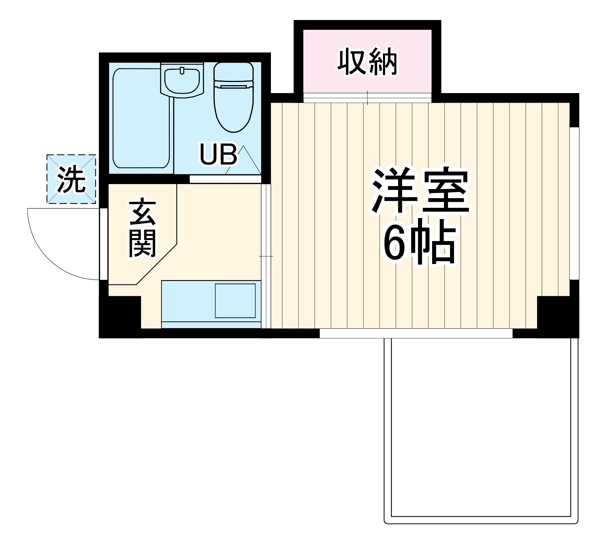ハウステリア大野の間取り