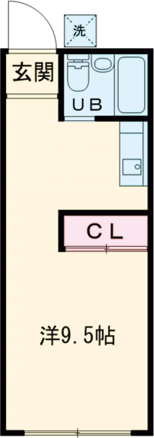 メゾンド柿の木坂Aの間取り