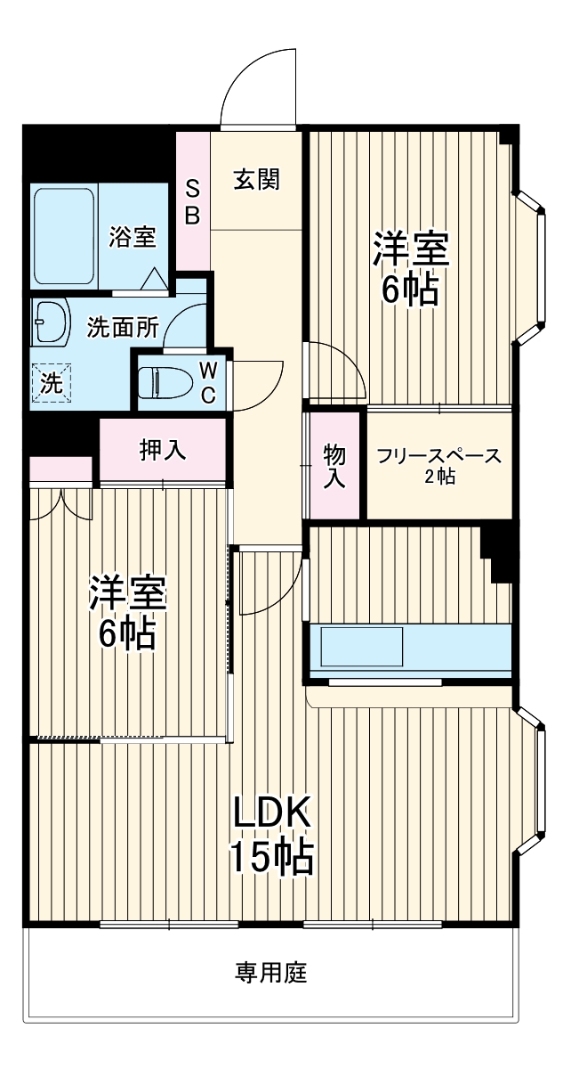 シンシアの間取り
