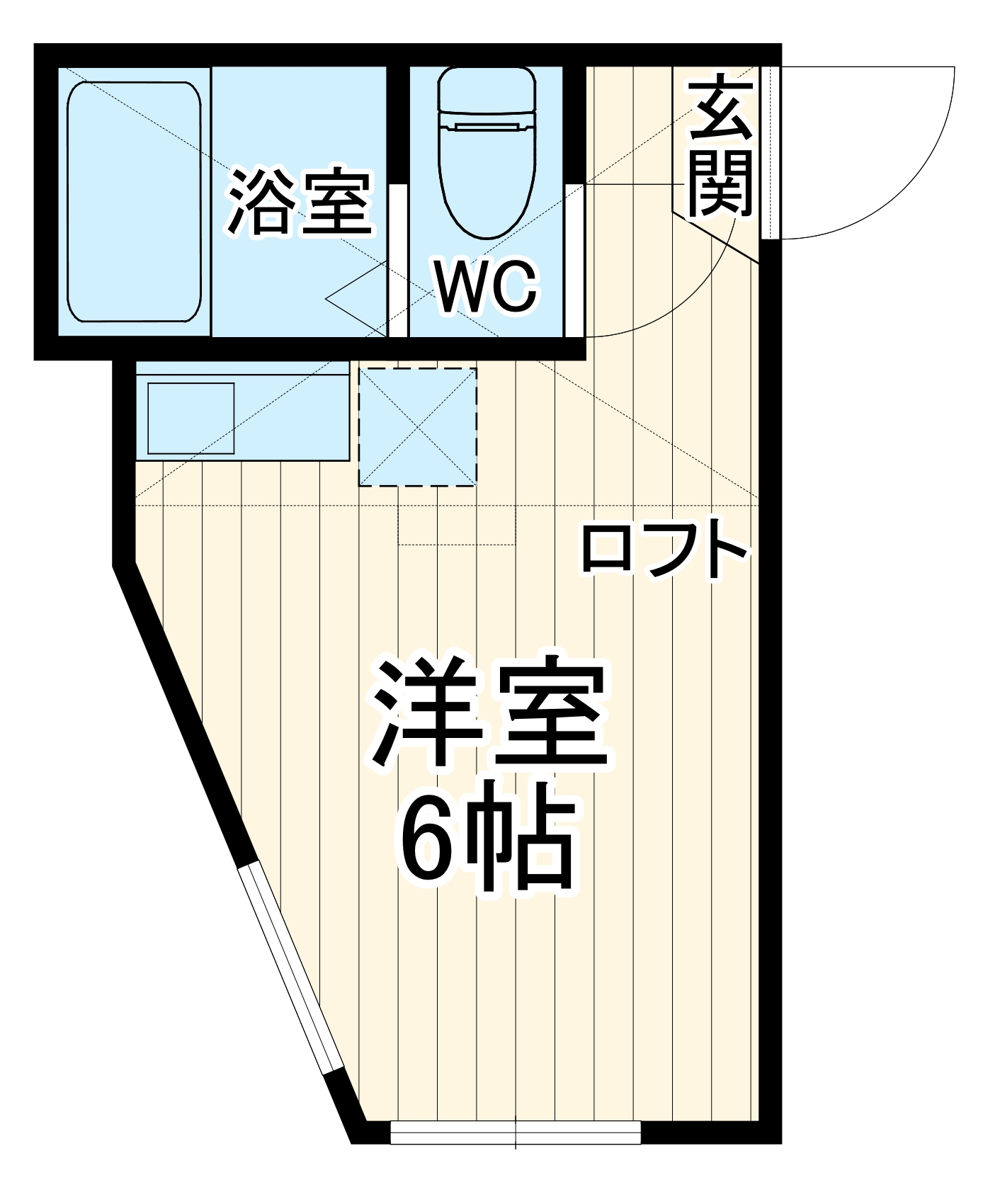 ユナイト森ダルジェントの間取り