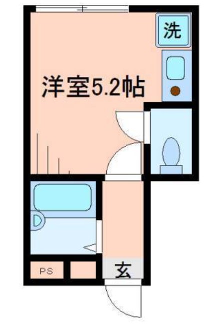 バーミープレイス桜上水Ⅲの間取り