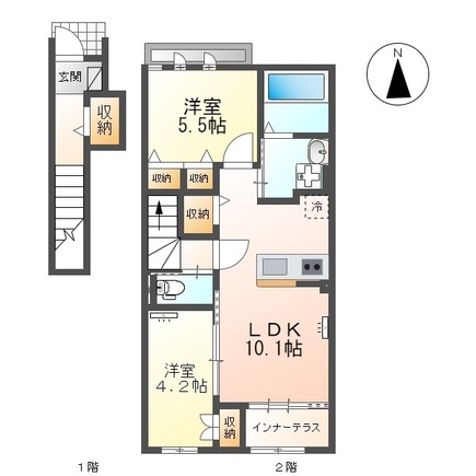 グリーン・レイの間取り